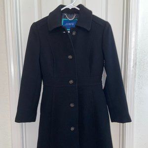 J. Crew NWT Classic Lady Day Coat Italian Double-Cloth Wool w/ Thinsulate P0